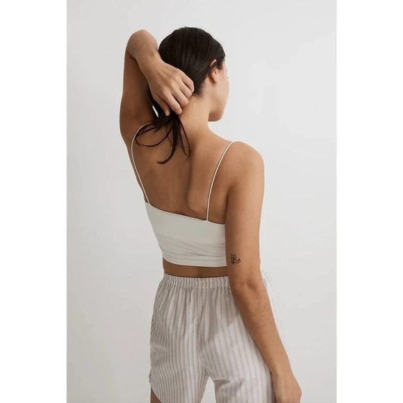 Madewell Flex Sweetheart Crop Tank Top, Size XXS Small, NWT - Picture 3 of 9